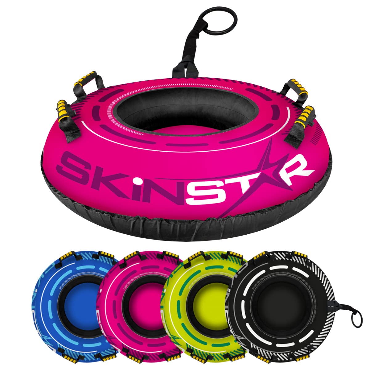 SkinStar Cross Snowtube Ø 100 cm Rodel - Neumáticos de nieve antideslizantes