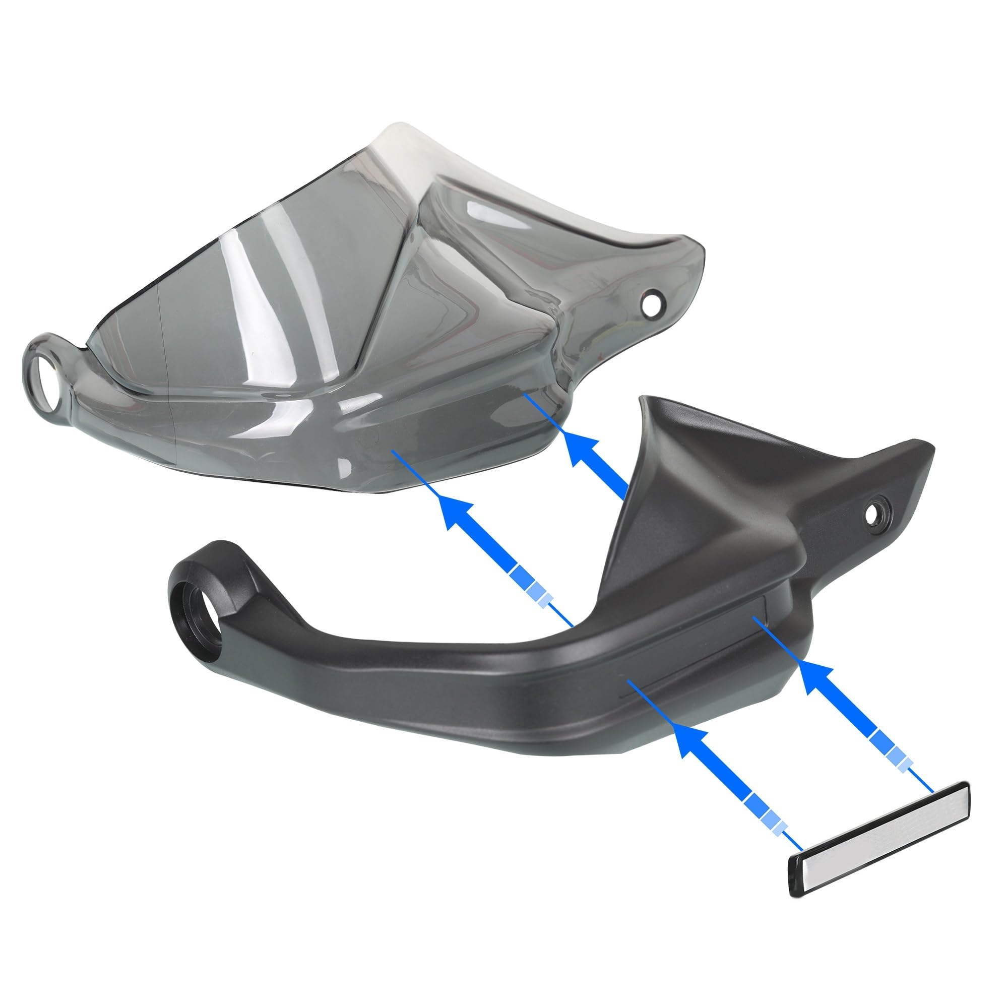 ハンドガード オートバイ ハンドルバー ハンドガードに適合する