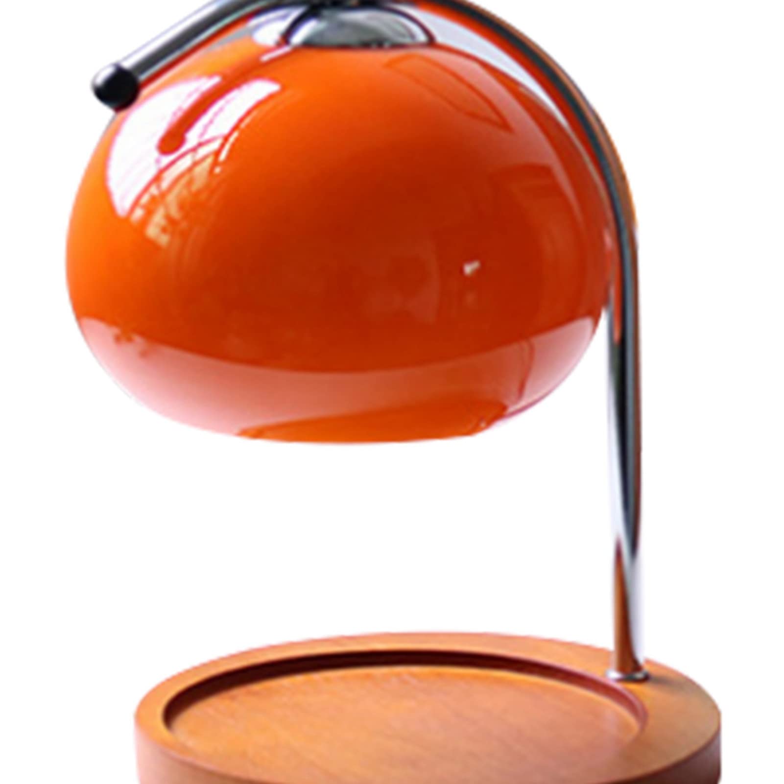 Tnfeeon Aromakerzen-Schmelzlampe, Dimmbare Holz-Metall-Glas-Einstellbare Kerzenwärmer-Lampe für Schlafzimmer (Dimmschalter)