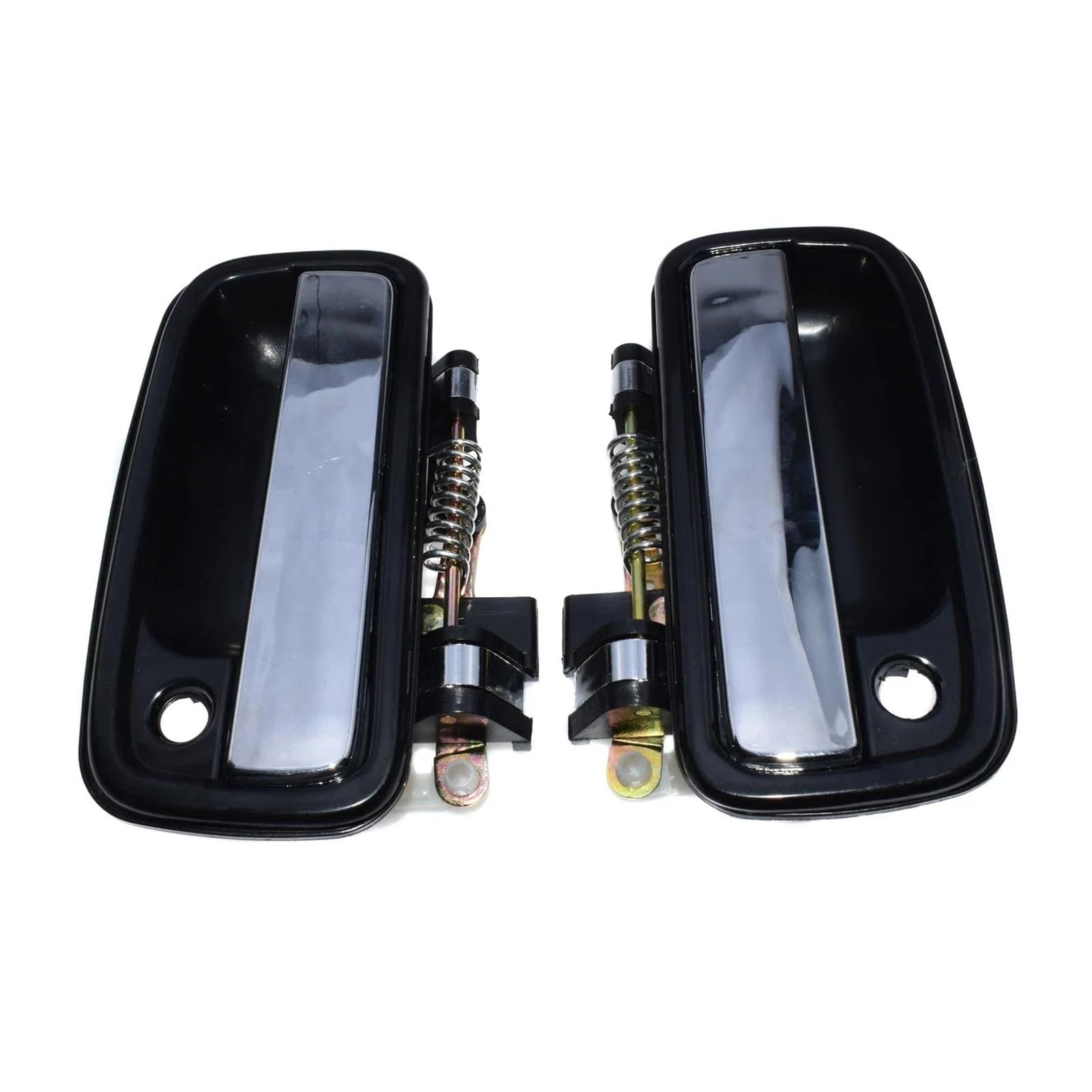 Wphlyz One Color Car Outside Exterior Outer Door Handle For Toyota For Tacoma 2.4L 1995 1996 1997 1998 1999-2004 Car Outside Door Handle Black Front Left Right 6922035070 6921035070(Front)