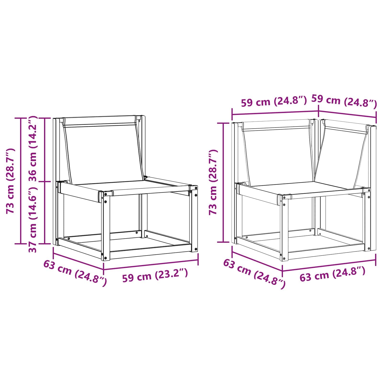 Outdoor-Sofagarnitur mit Kissen 8 pcs aus massivem Akazienholz Natur Creme, inklusive Tisch und Sitzgruppe, wetterfest, ideal für Garten Terrasse Poolbereich
