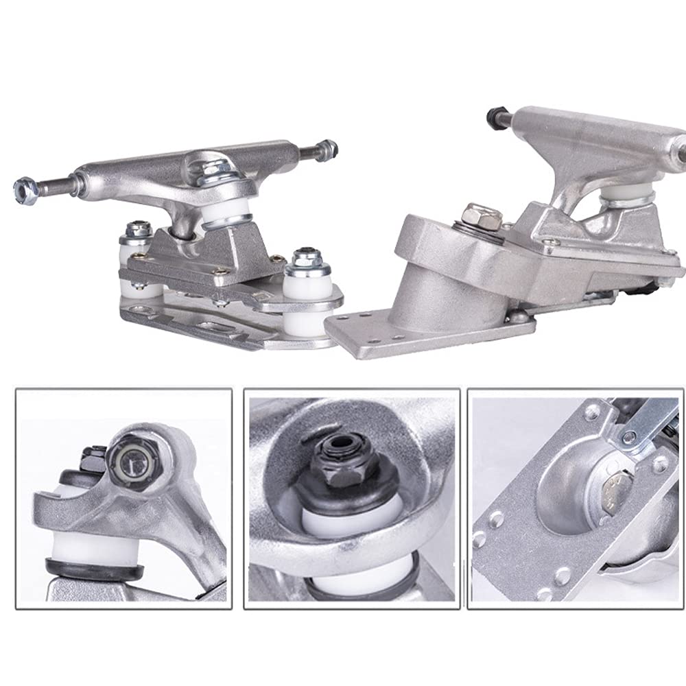 VOMI Surfskate S7 Truck pour Planche à roulettes de Surf terrestre Carving Pumping, matériau en Alliage Aluminium, Compatible Divers Skateboards et longboards, avec des Accessoires d'installation