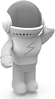 Vista 1 de Splin Soporte de mesa compatible con Yaxa Alexa Smart Speaker Echo Dot (4ª y 5ª generación) y Apple HomePod Mini, estilo robot Astro Hero (blanco)
