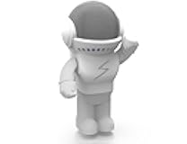 Table Stand Holder Compatible with Amazon Alexa Smart Speaker Echo Dot (4th and 5th gen.) and Apple HomePod Mini, Astro Hero Robot Style (White)