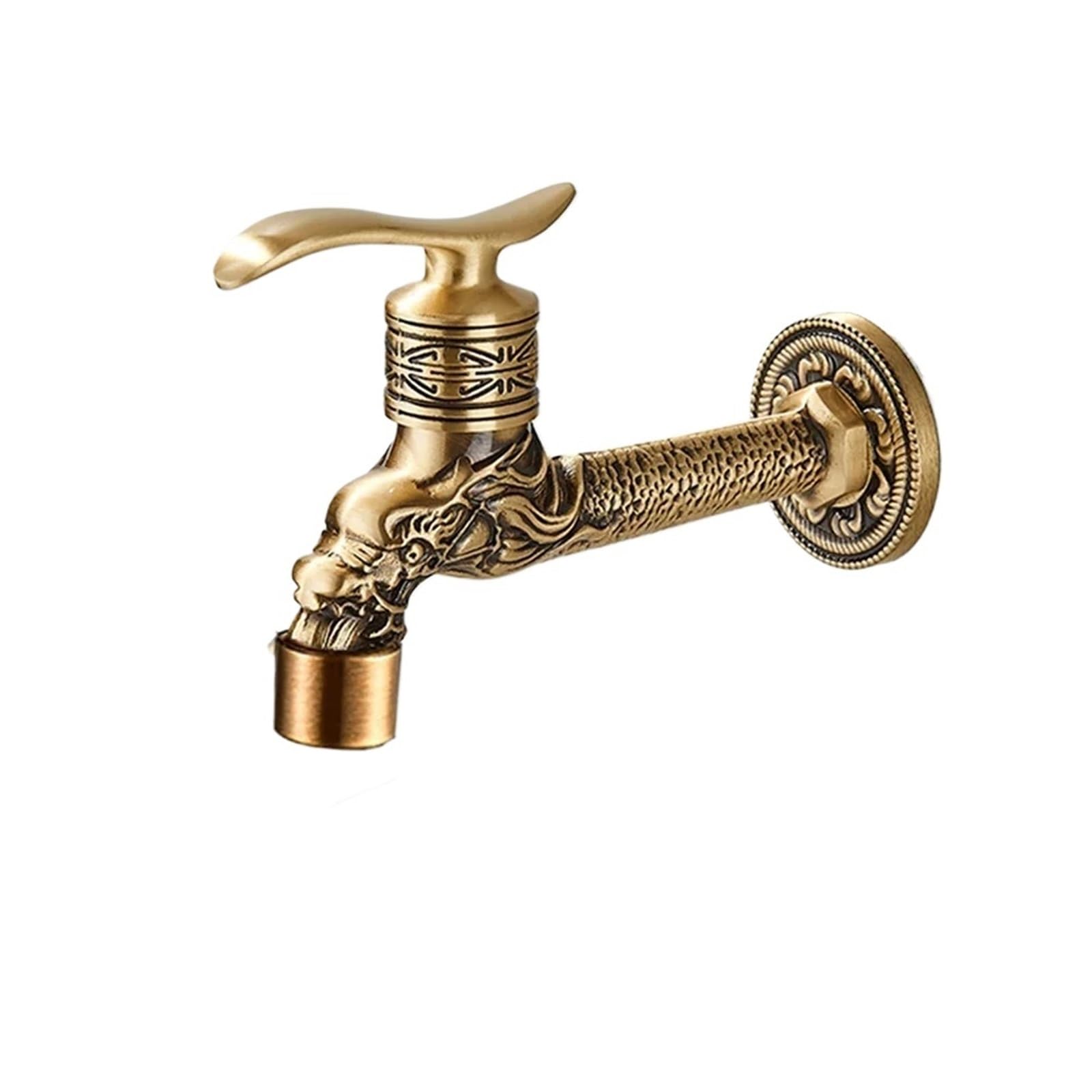 Wwpmnqd Type3 Taps Decorative Outdoor Faucet Garden Bibcock Tap Bathroom Washing Machine/Mop For Garden(Type3)