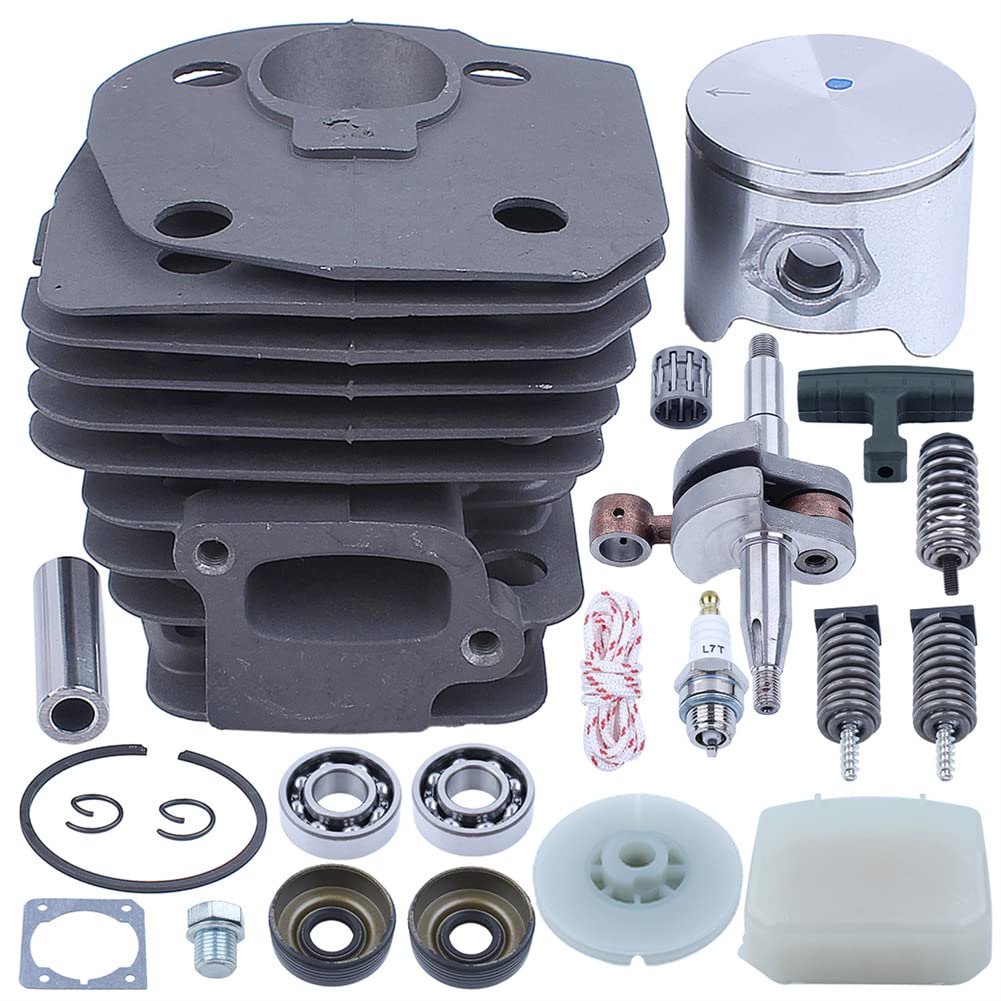Kit de pistón de cilindro de 44Mm, para pieza de motosierra para Husqvarna 340 345 350, 503869971, 503858071, 537093101, 537092501