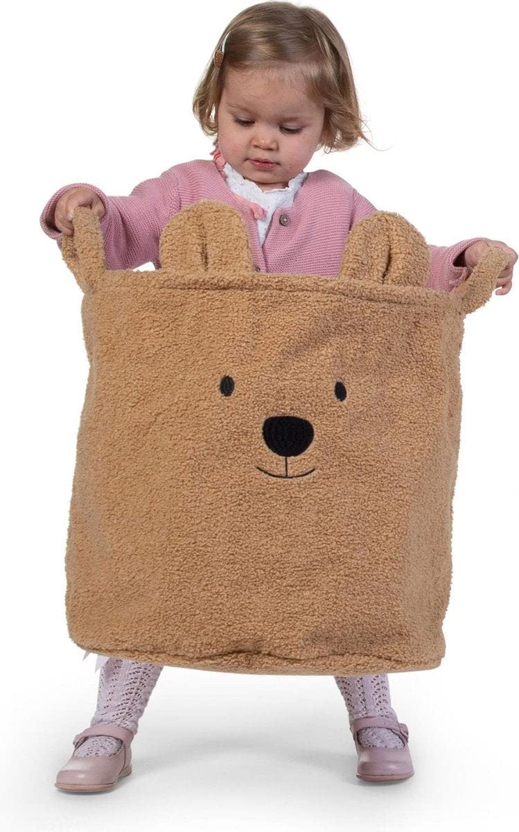Panier de rangement Teddy Brun 40 x 40 cm - Childhome