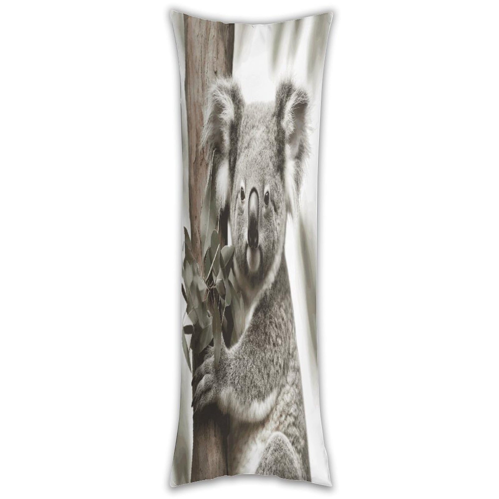 Koala Pillow Cases Breathable Vertical Long Pillowcase Body Pillowcase with Hidden Zipper Closure Soft and Cozy Pillow Cover 20x54 Inches for Bedroom Couch