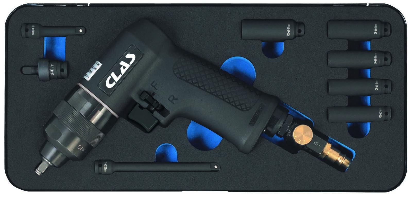 Clé à vibration 1/​4" pneumatique pour bougies préchauffage - OP 1404 - CLAS Equipements