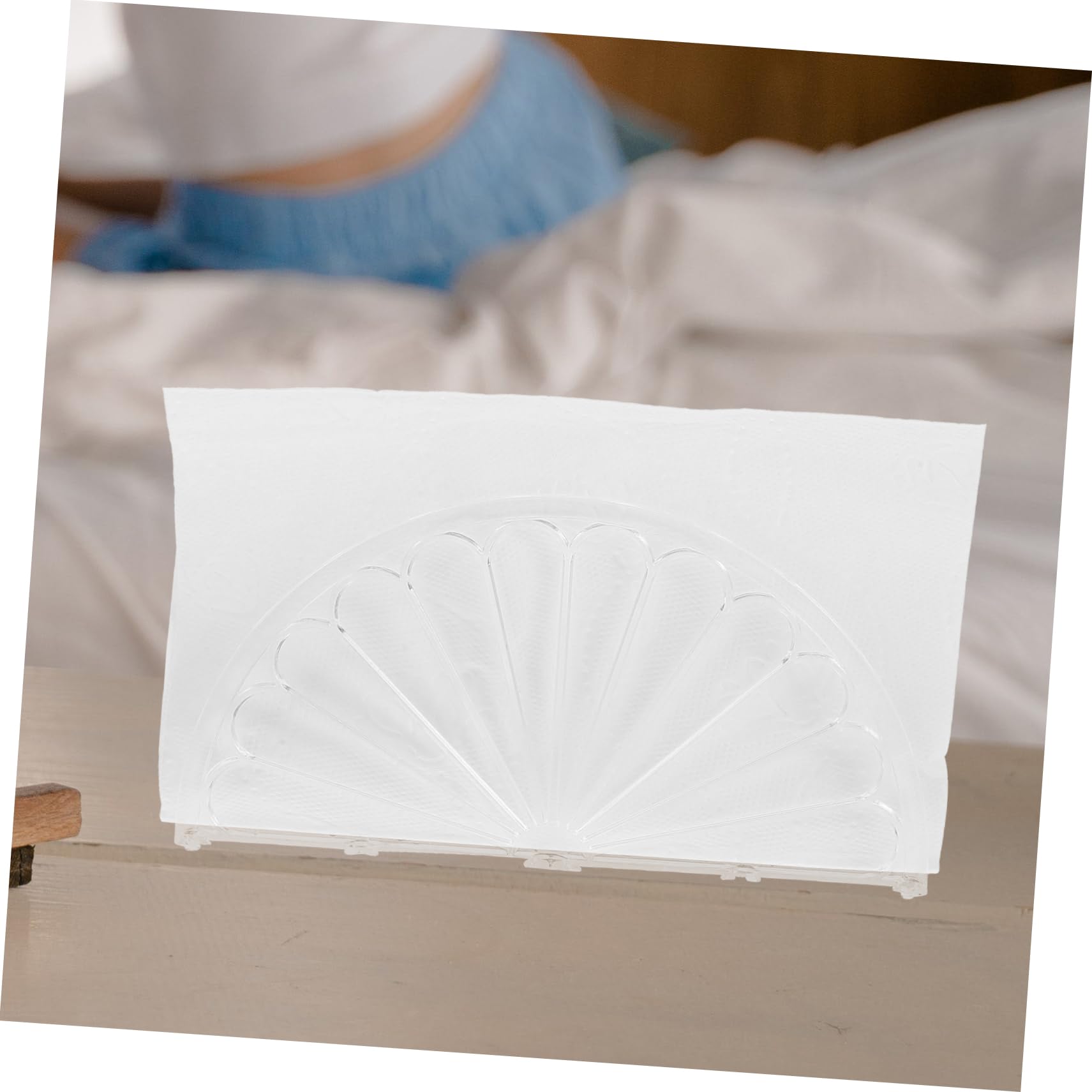 Semicircular Servilletero Ps Transparente 6 Piezas