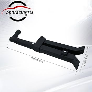 Amazon.co.jp: Sporacingrts ブレーキペダルロック 収納式車両ロック