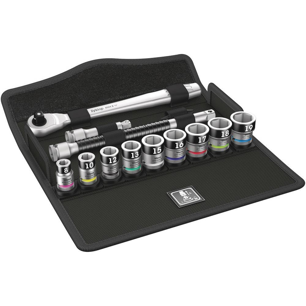 Wera 8100 SB HF 1 Ratchet Set - 13 Piece -1
