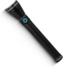 Impex Torch Light | Rechargeable LED Flashlight with 4000 mAh Lithium Battery | Sharp and Long Beam Range | 2000 M Long Range Machined Aircraft Aluminum Body | 1 Year Warranty | Lumin X21