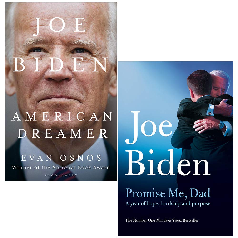 Joe Biden American Dreamer By Evan Osnos & Promise Me Dad By Joe Biden 2 Books Collection Set