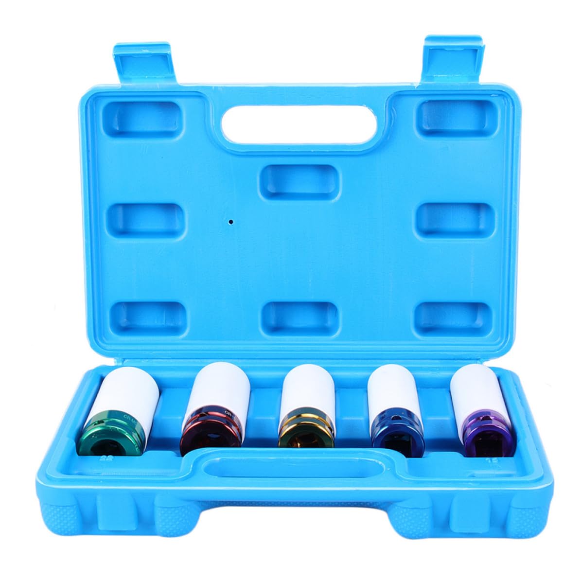 5 Piezas Juego de Vasos Protectores para Tuercas de Rueda 15 17 19