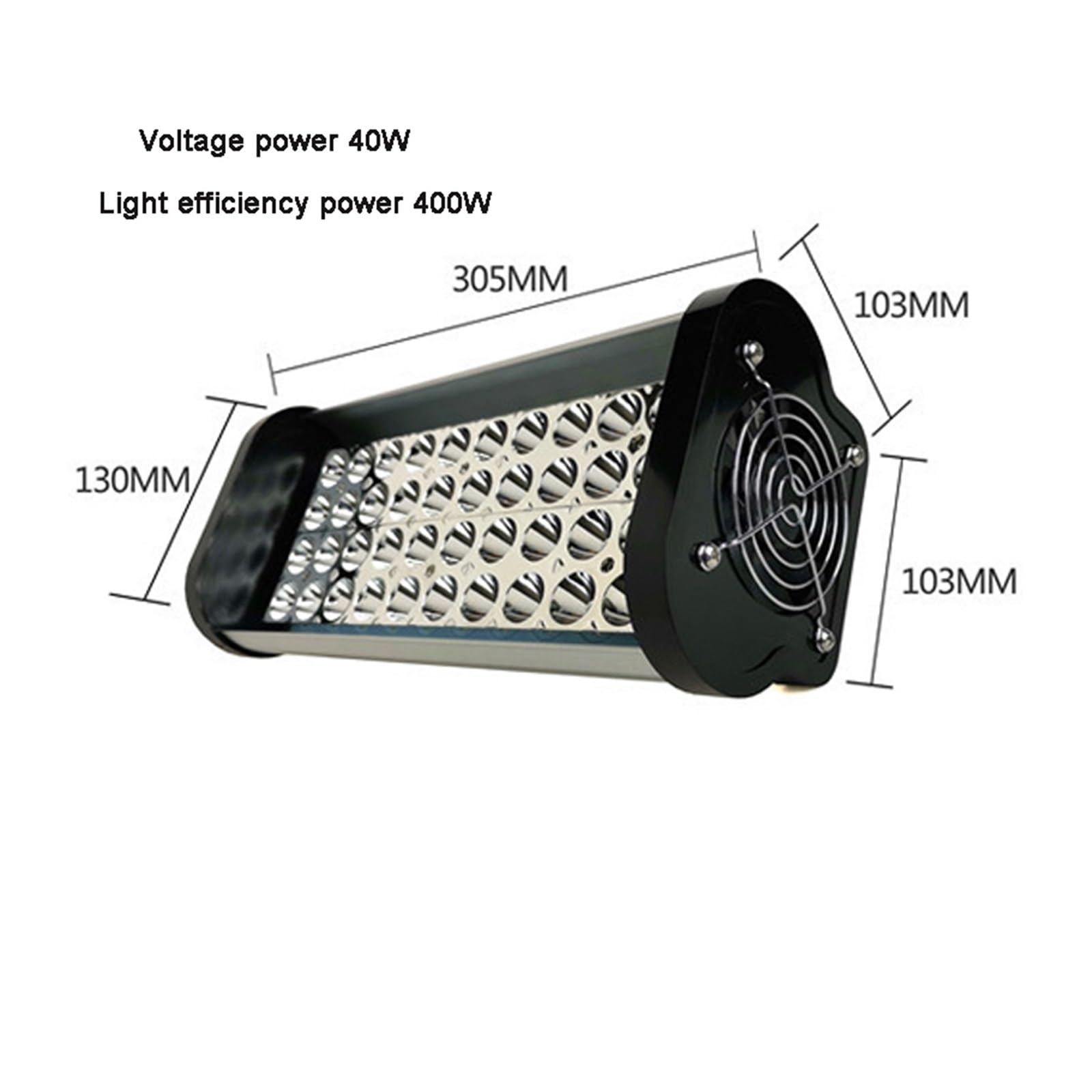 lámpara de curado UV, Lámpara LED Portátil De Curado Coloide UV, Cabezal Impresión Inyección Tinta For Impresora Fotográfica, Resina, 365nm, 395nm, 405nm, Cob, 400W(395nm)