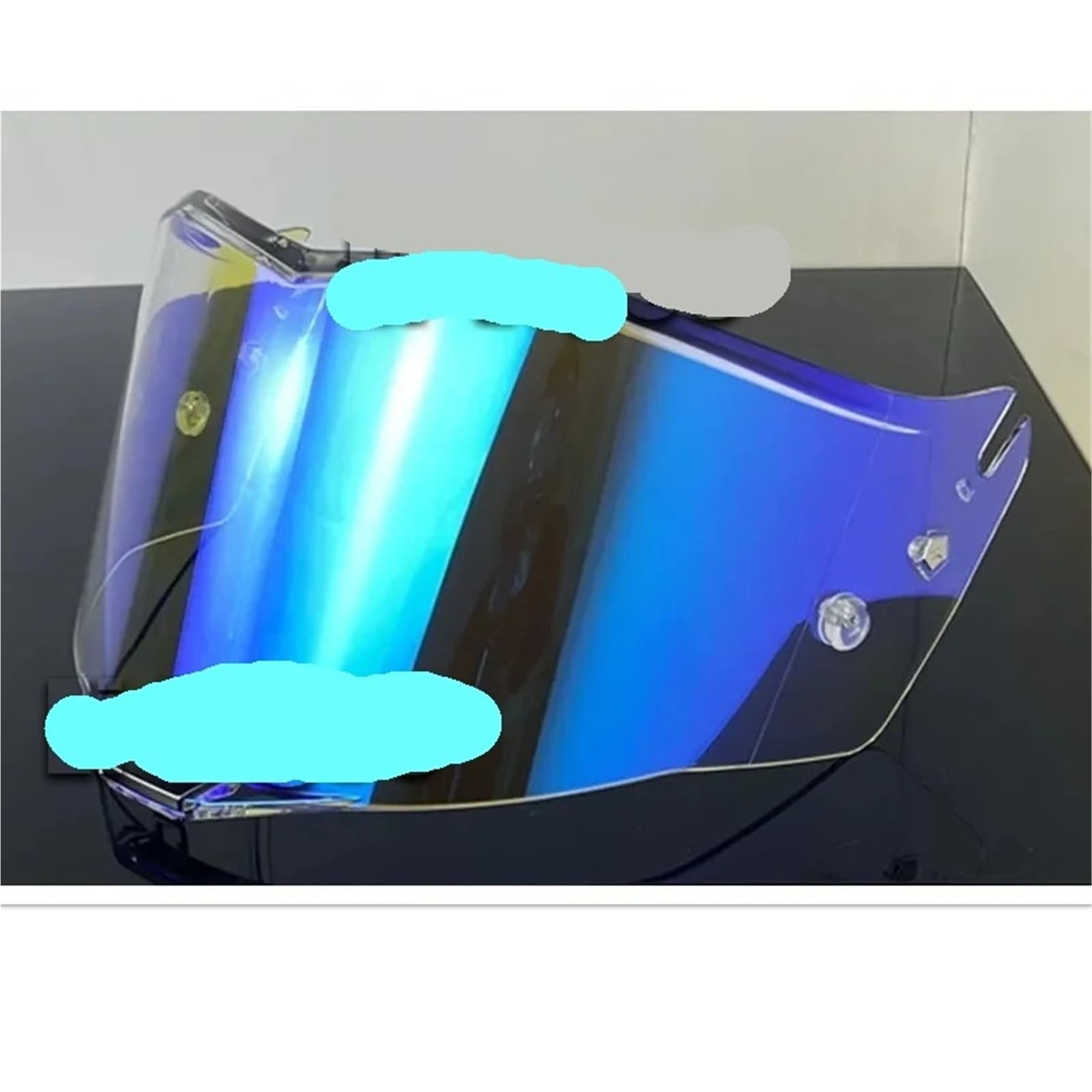 Lentes de repuesto for viseras casco integral motocicleta con orificios for parches antivaho Visera Casco Moto(Color 2)