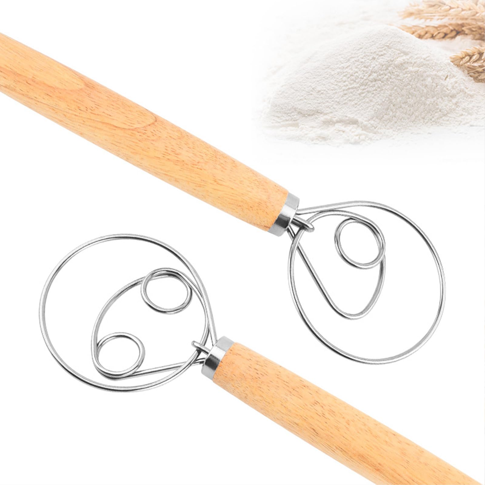 Teigkneten War Noch Nie So Einfach! Dänischer Teigmixer Mit Griffring - Perfekt Für Brot, Pizza & Mehr