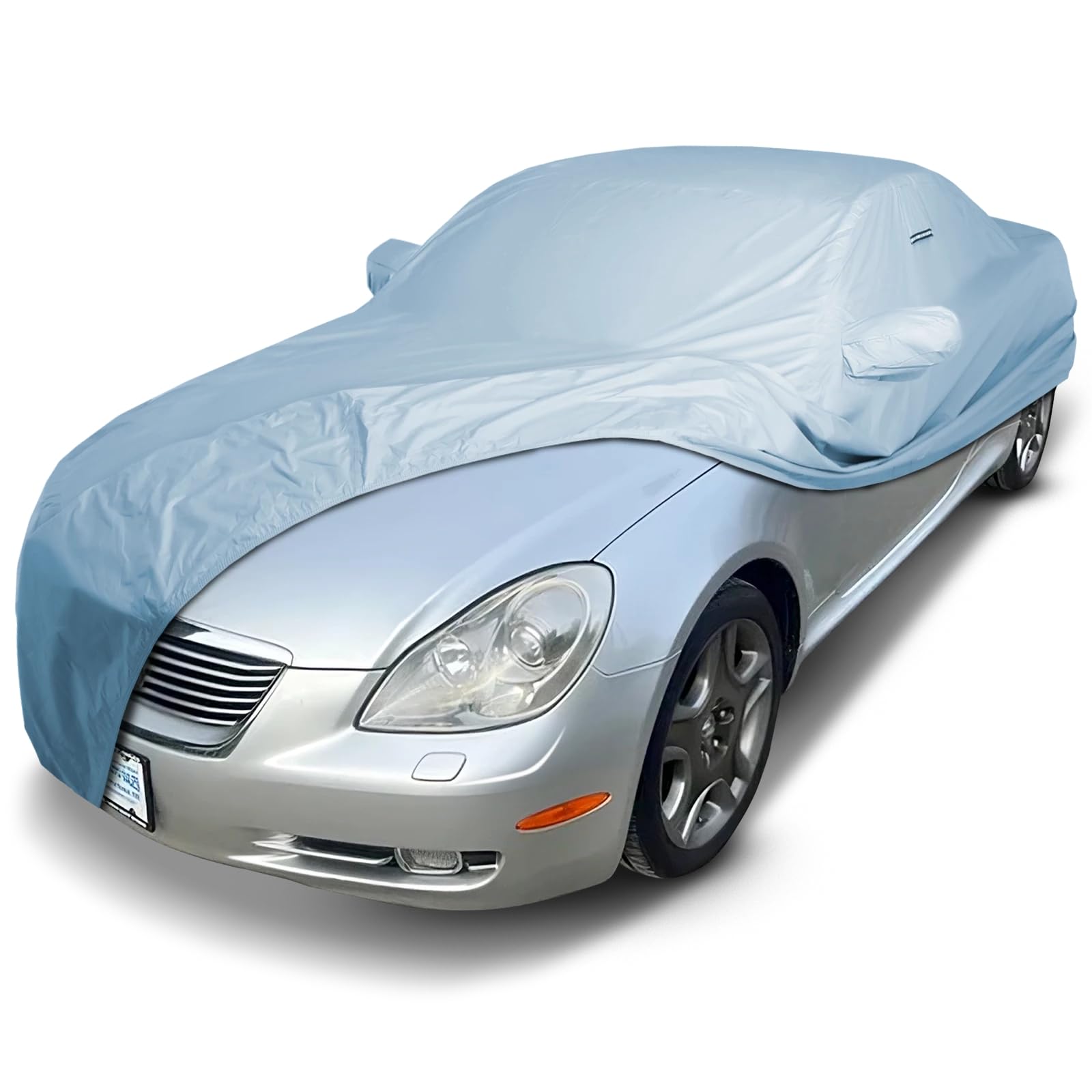 iCarCover Premium Car Cover for 2002-2010 Lexus SC430 Heavy Duty Waterproof All-Weather Automobiles Custom Fit Indoor Outdoor UV Snow Protection Covers with Straps and Bag 17. SC430 2002-2010 Sky Gray