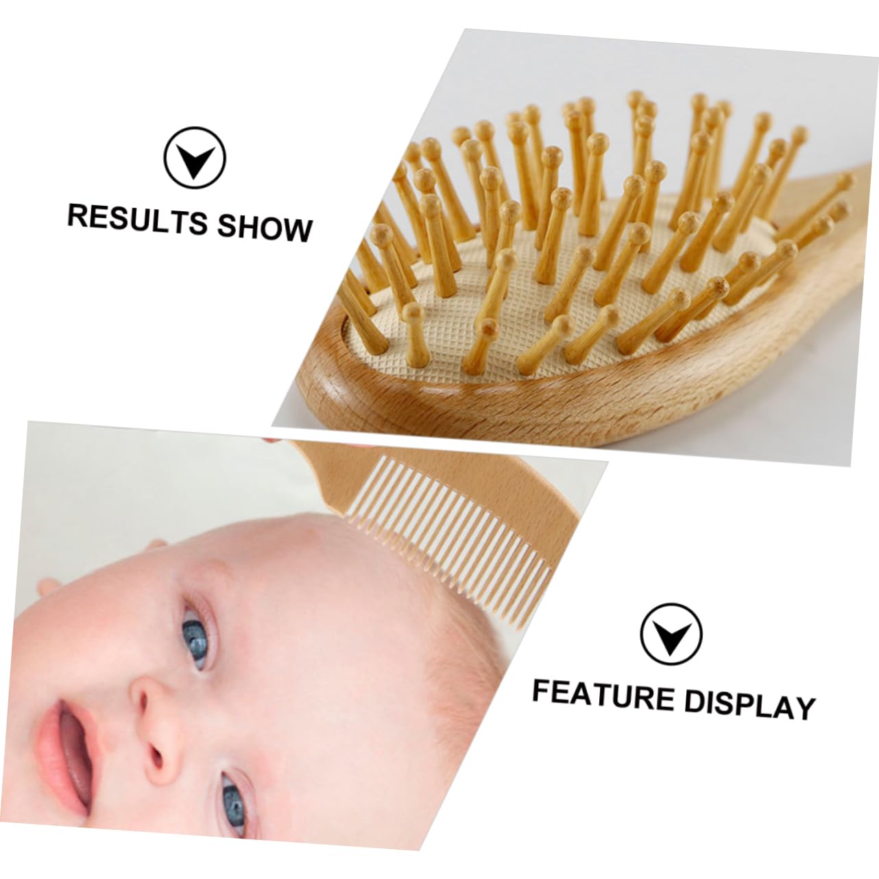 TOYANDONA Bath Wool Brush Set 3pcs Detangler Brush Hair Wash Hair Scrubber Natural Wool for Baby Scalp Care