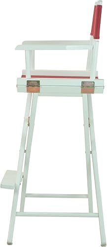 Miniatura 195 de Casual Home - Silla de director de 30 in, marco blanco, con lona color blanco, altura de barra