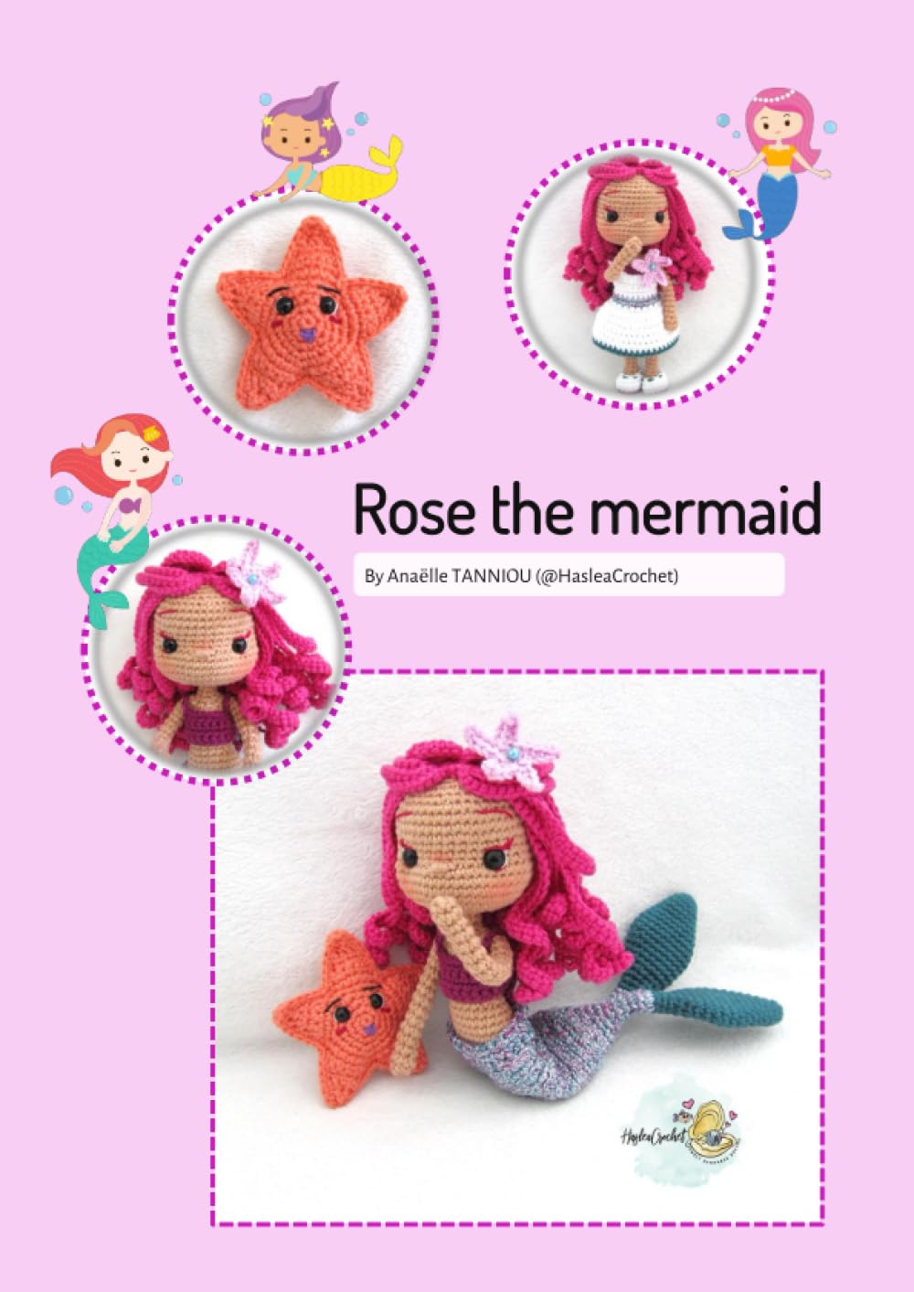 Rose the mermaid: Doll crochet tutorial