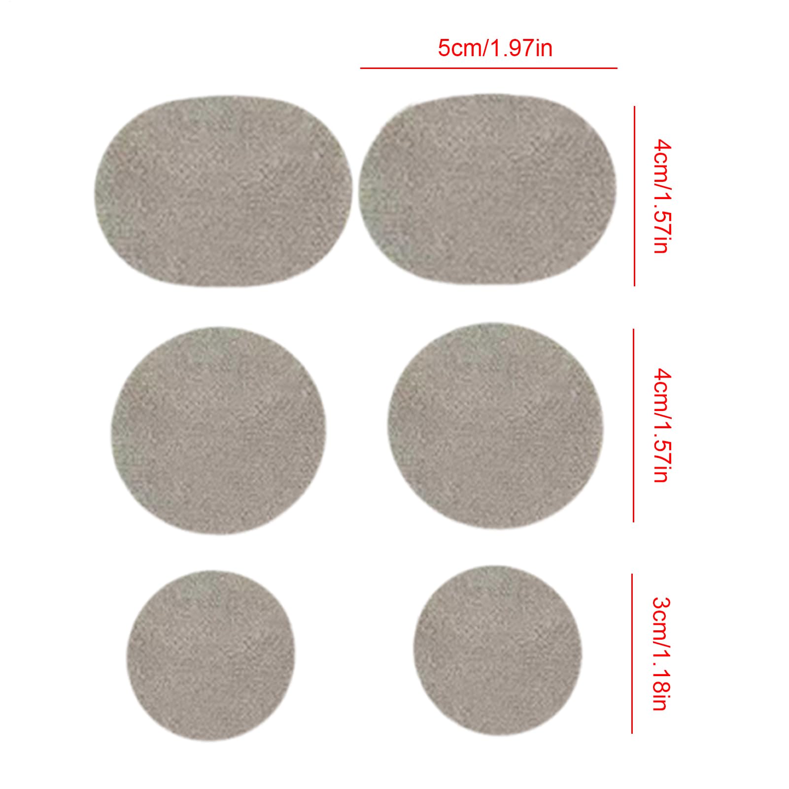 Manolyee Parches para Zapatos Agujeros | Protector De Puntera Para Zapatillas | 6 Piezas Parches Flexibles Para Disfraces Ropa De Bebé Sombrero Chaquetas Botas De Senderismo Mochilas