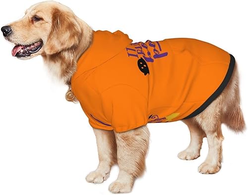 Miniatura 5 de Ropa para perros de Halloween Hocus Pocus, sudadera con capucha para cachorros, suave, cómoda, cálida, transpirable, con sombrero y bolsillo para
