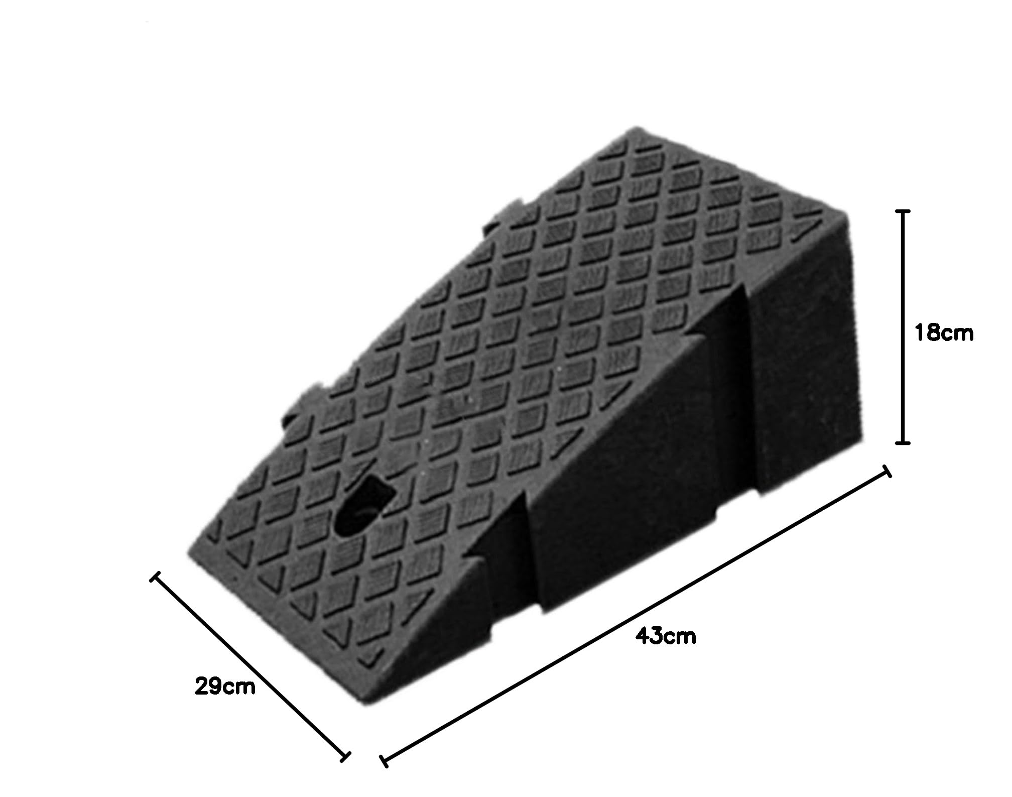 Rampas para acera de resistente, portátil, para silla de ruedas, rampa de umbral para de , moto, scooter, coches