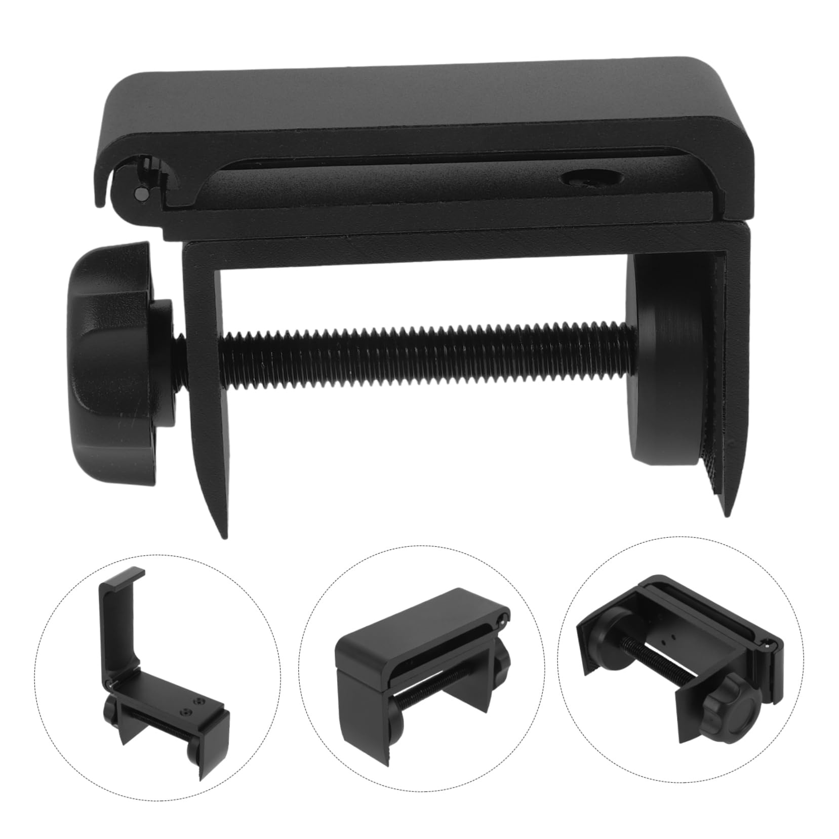 Hemobllo 3piezas Soporte para Auriculares Plegable De Escritorio Soporte para Auriculares Organizador De Espacio Sin Perforación para Oficina y Gaming