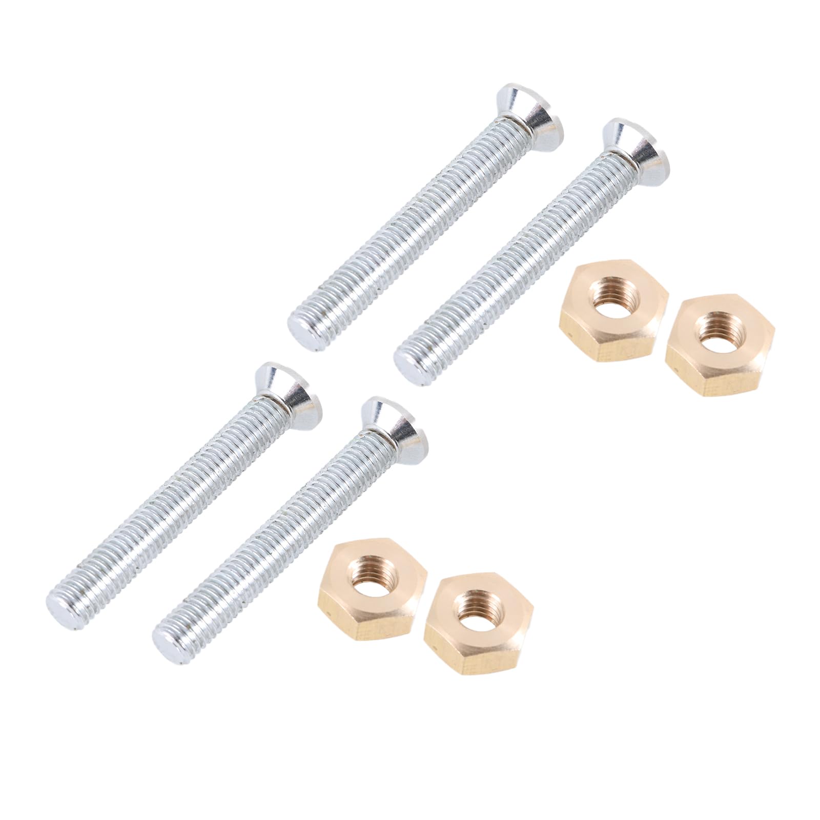 4 tornillos de fijación de acero inoxidable de 6 mm para tocadiscos 301, accesorios para tocadiscos