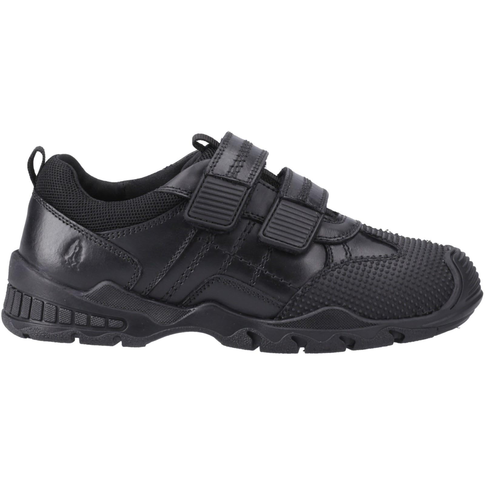Hush Puppies Mocassini Tristen in Pelle Nero Bambino