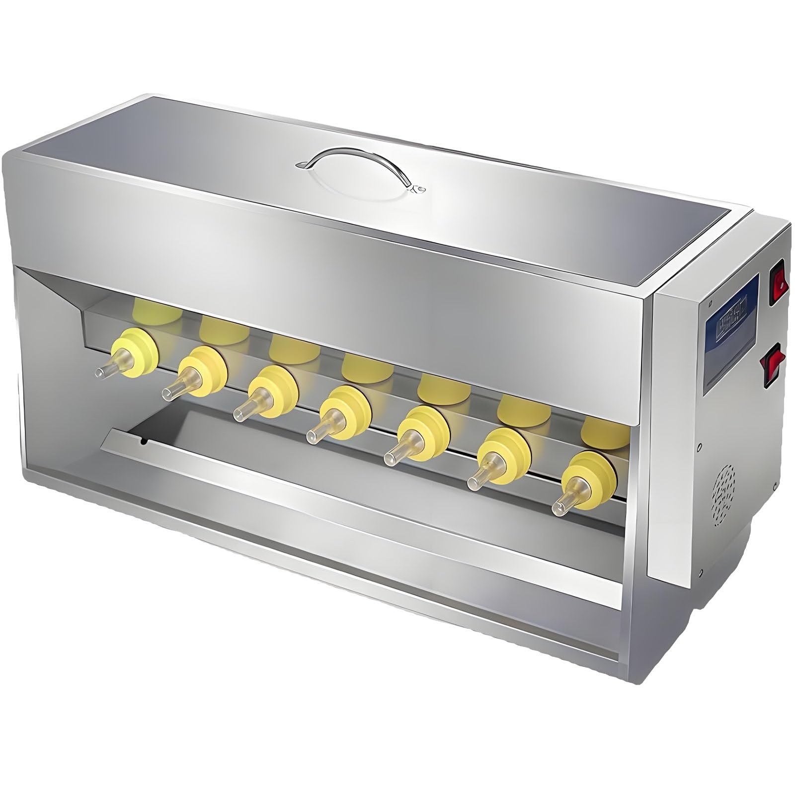 WDDBFL Multifunctional Automatic Piglet Milk Feeder, 10/14 Silicone Nipples, Constant Temperature Control with Simulated Sound, for Piglets and Lambs 14Nipples