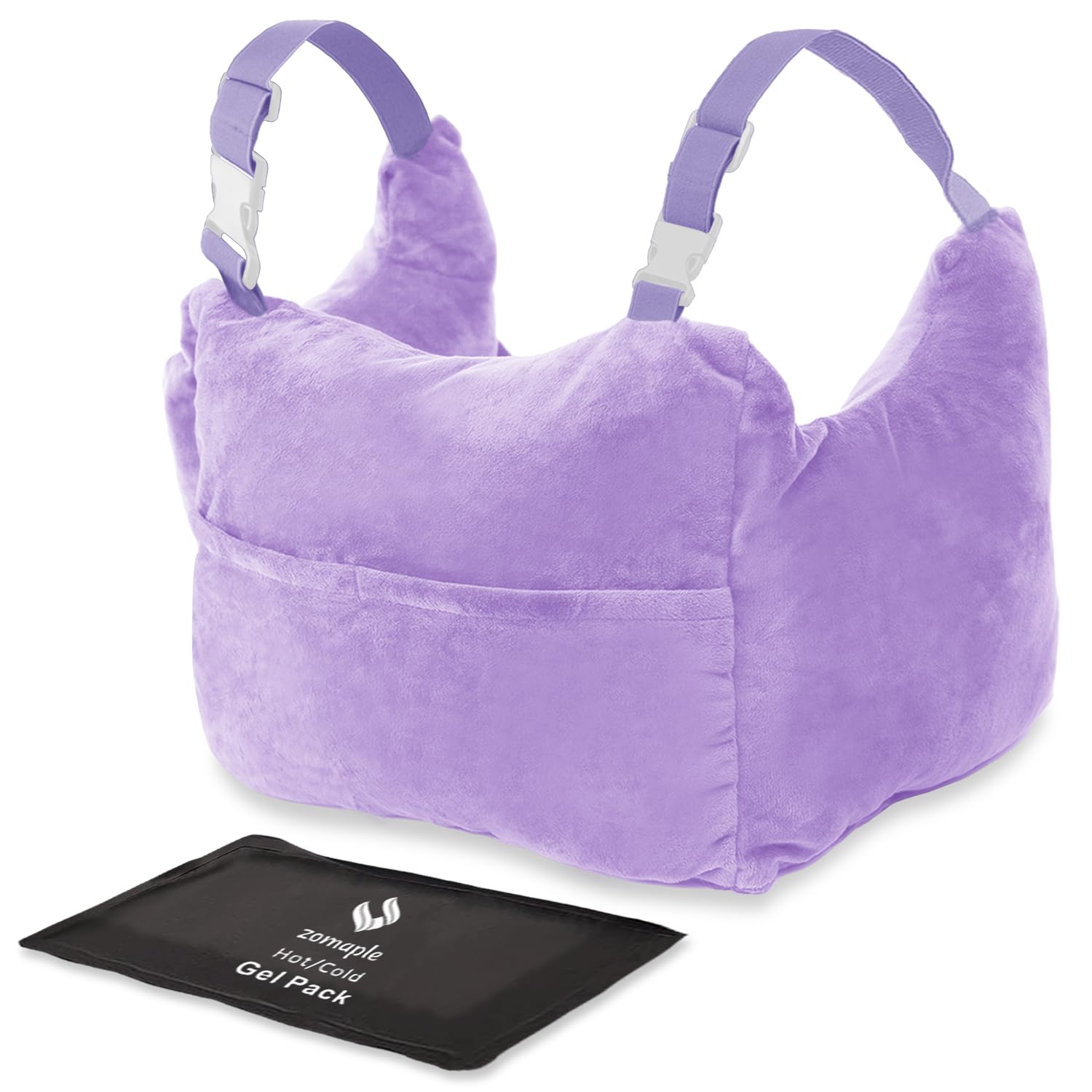 Zomaple Mastectomy Pillow - Post Surgery Pillow, Mastectomy Recovery Must Haves, Breast for After Heart Surgery, Reduction & Augmentation Patients Sleeping, Recovery Seatbelt Protection-Surgery Gift