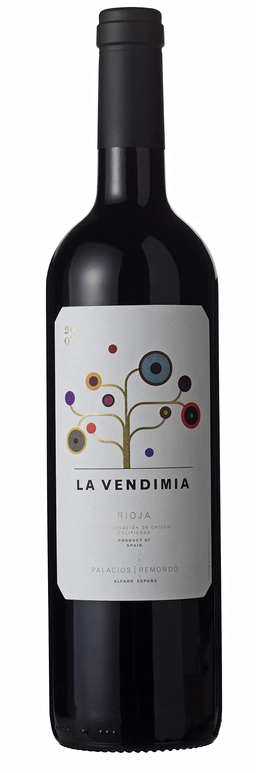 6 Fl. Rioja La Vendimia DOC 2022 im Sparpack von Alvaro Palacios (6x0,75), trockener Rotwein aus Spanien