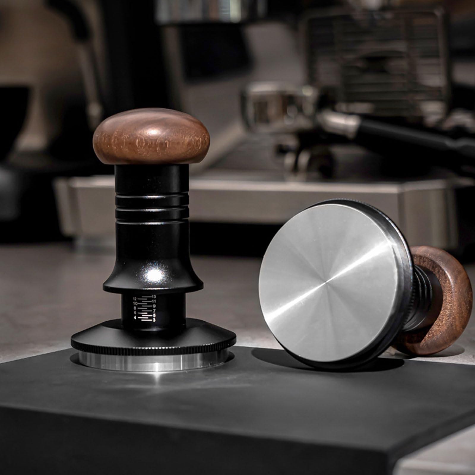 Pressino per caffè espresso 51/53/58 mm piatto per portafiltro