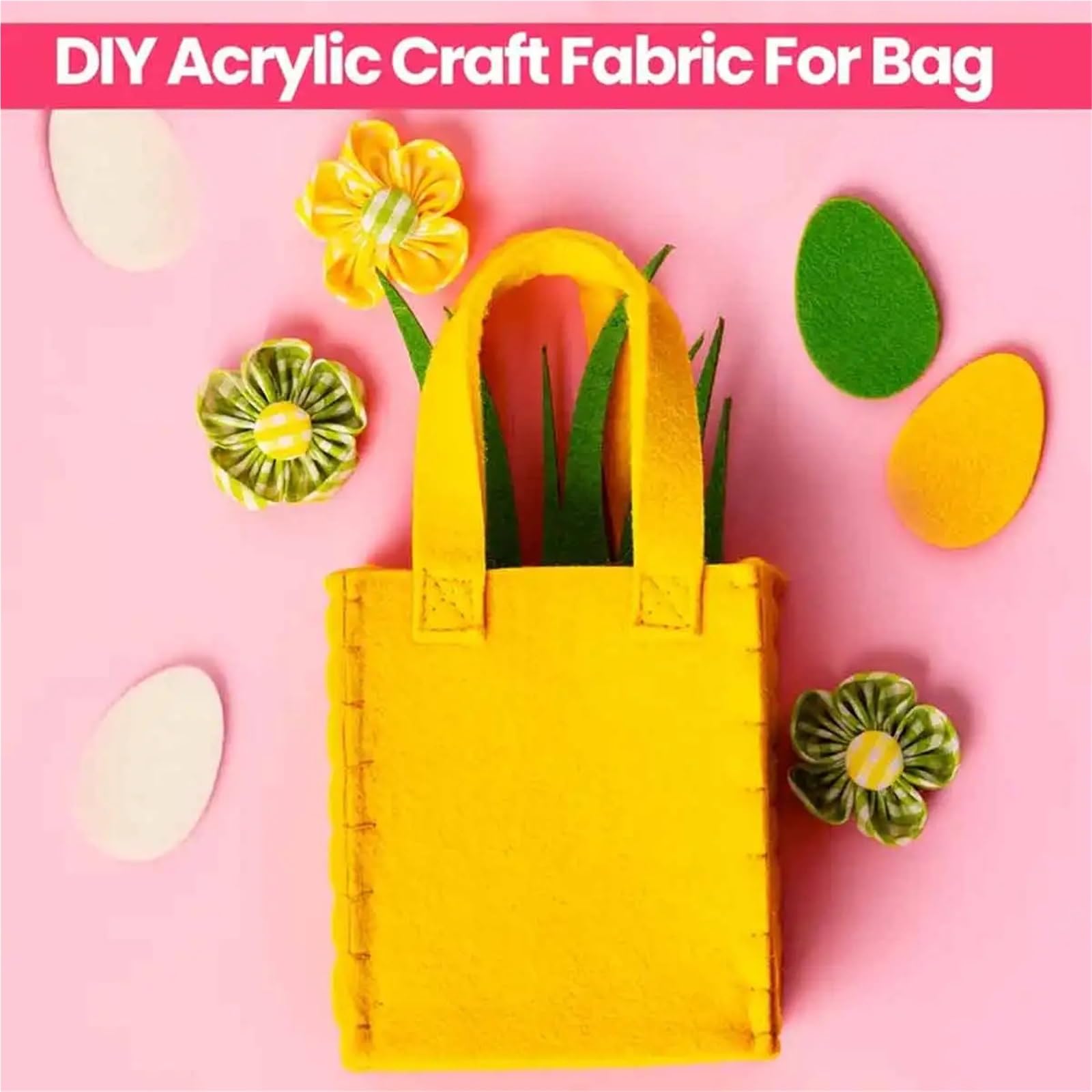 40 Stück Filzstoffstücke, mehrfarbig, DIY-Prozessblock für DIY Patchwork