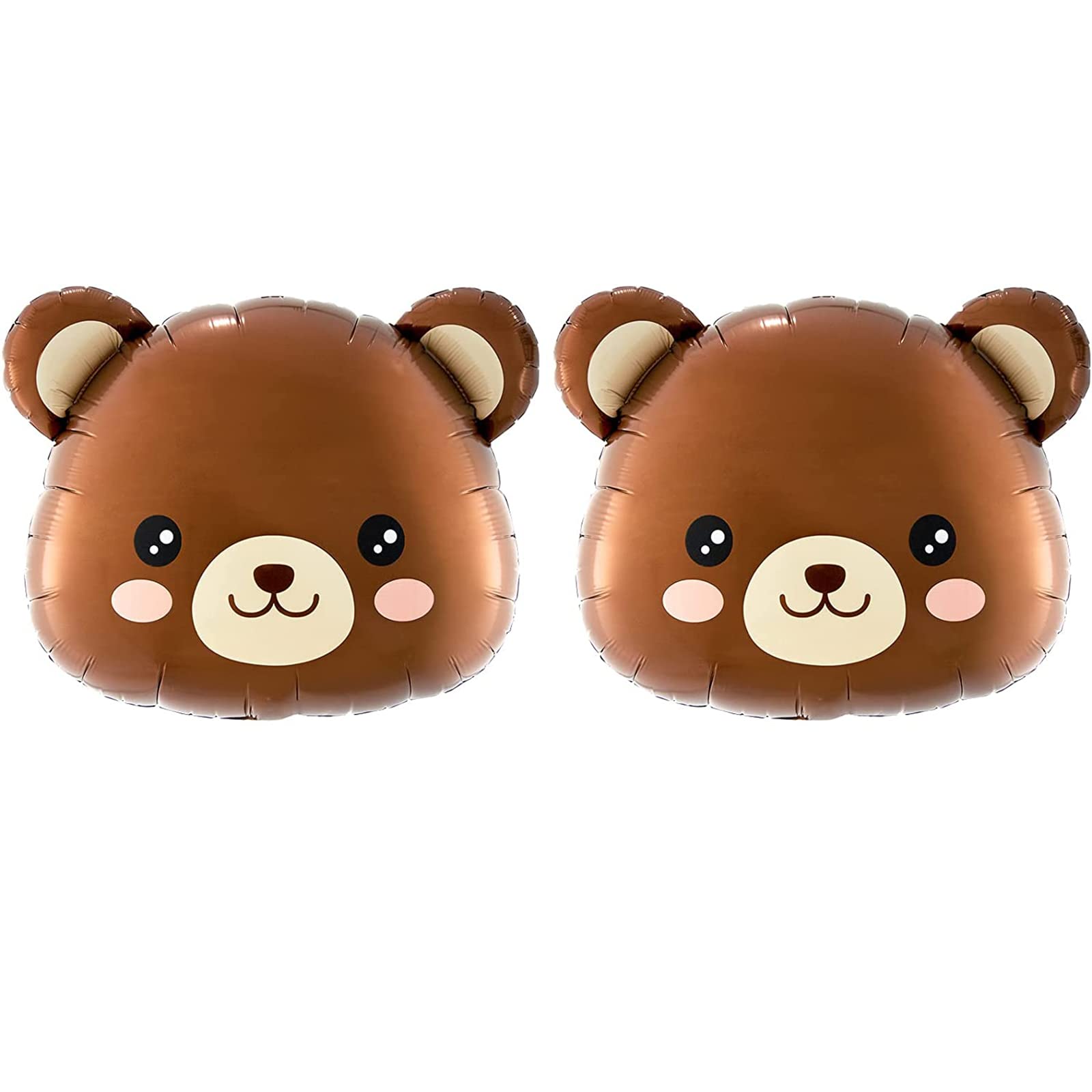 24" Bear Balloons, Teddy Bear Balloons Baby Shower Decorations Foil Animal Balloon for We Can Bearly Waits Theme Birthday Party Decor Supplies