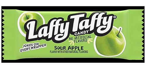 Miniatura 9 de Laffee Taffy - Caramelos de verano de Mima picantes sin gluten, (5 libras) de manzana verde agria, deliciosamente elásticos para aperitivos y