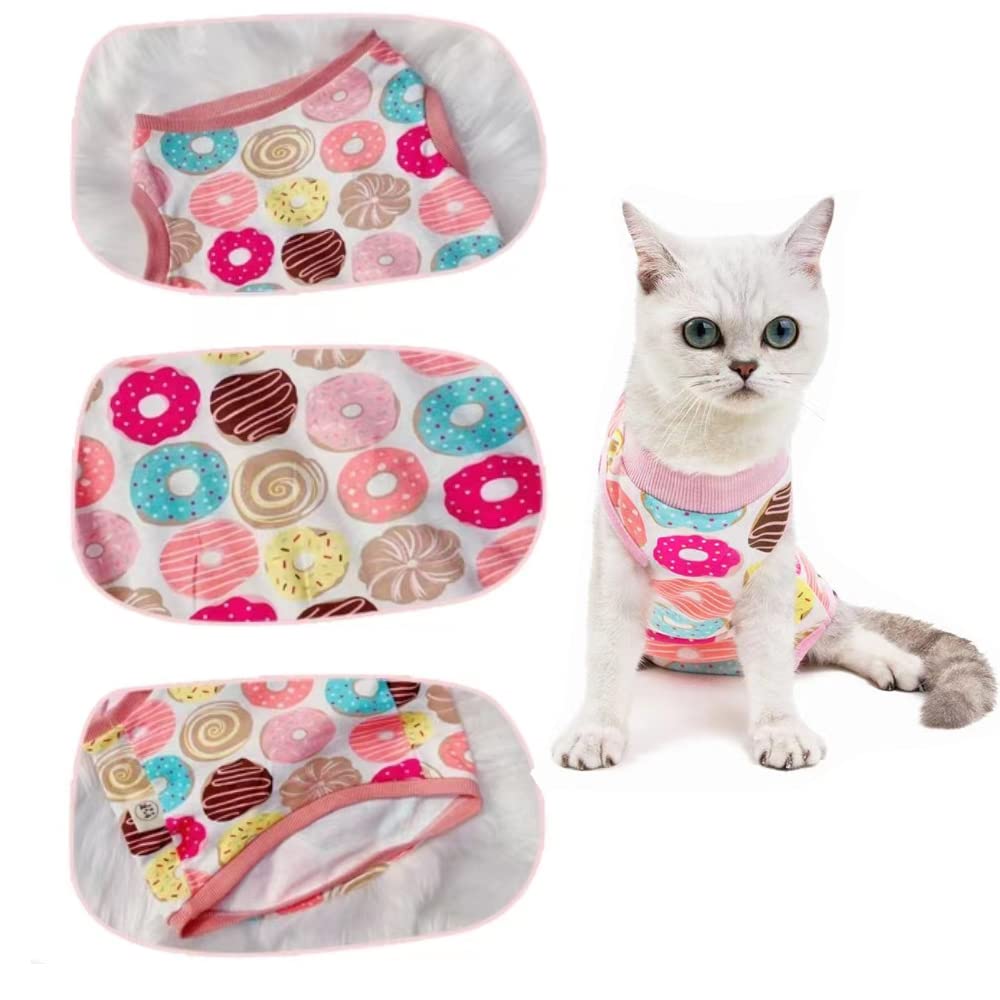 Cat Professional Recovery Suit Surgical Shirt - Pet Clothes for Cats and Dogs (M), Not applicable - Image 4
