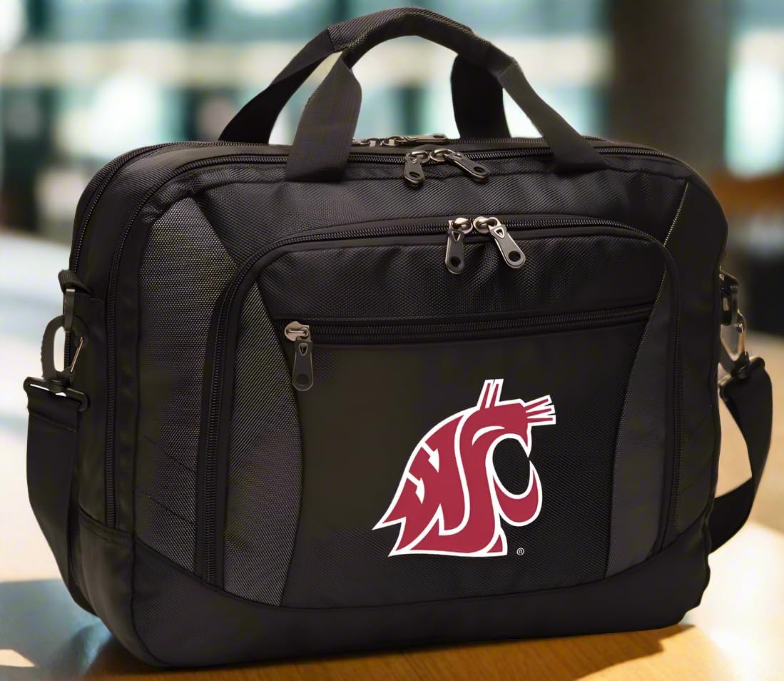 Broad Bay Washington State University Laptop Computer Bag WSU Messenger Bag Briefcase