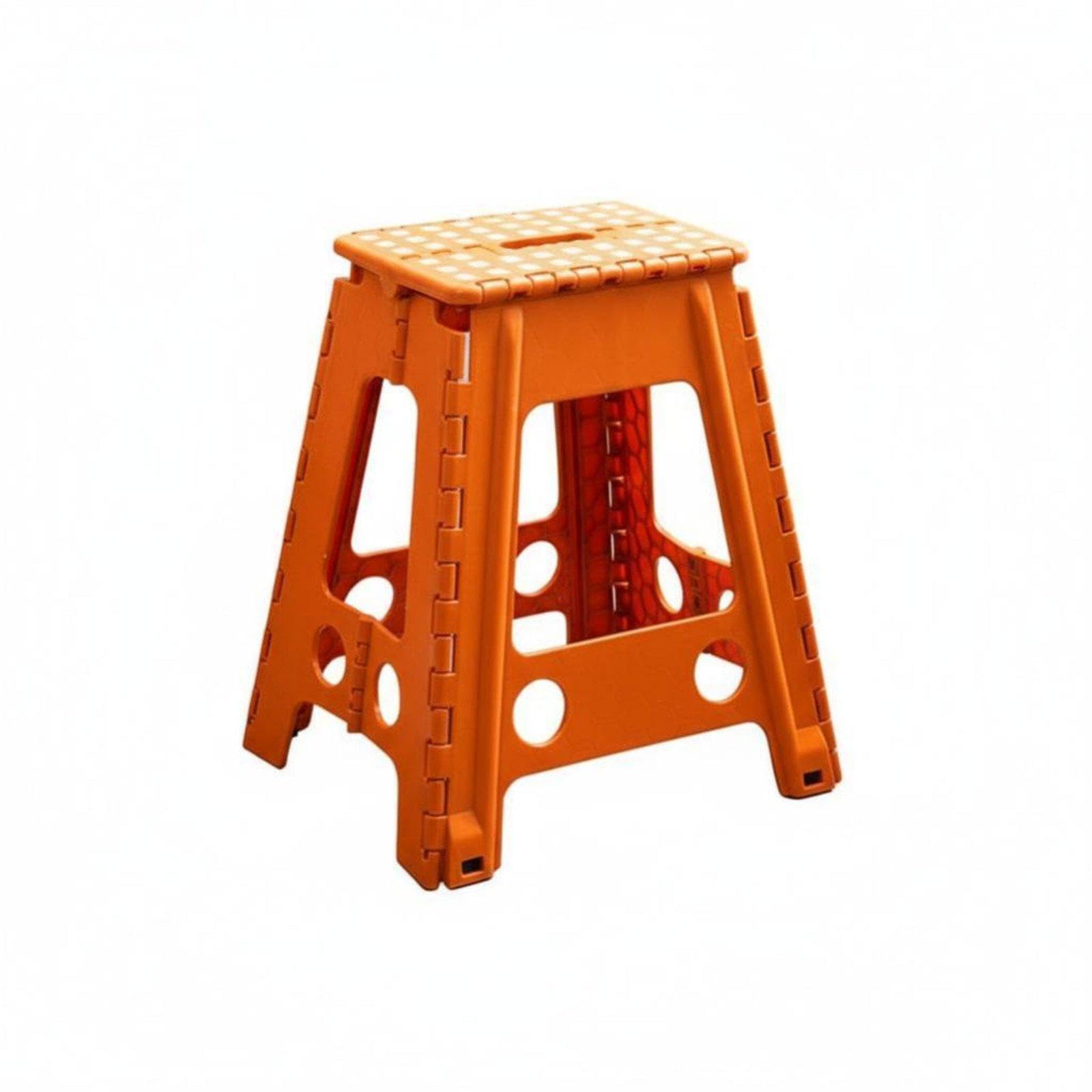 Penduringic Folding Stool Foldable Portable Seating Space-Saving Foldable Seat for Students, Household Owners, Exteriordoor, Camping, Dorm Room Yellow 45CM-image-1