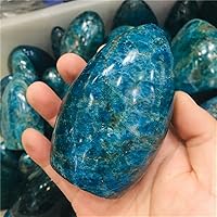 Vista 3 de for 400-1kg Natural Crystal Blue Apatite raw Stone Grinding Placed Large Specimen Stone Crystal Blue ore Collection Teaching Piedras decorativas