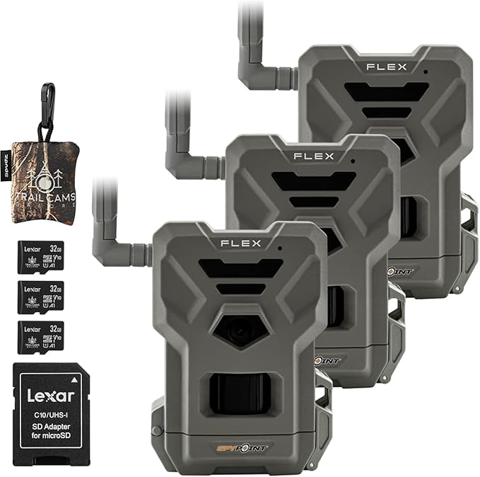 SPYPOINT Flex DualSim Cellular Trail Camera 33MP Photos