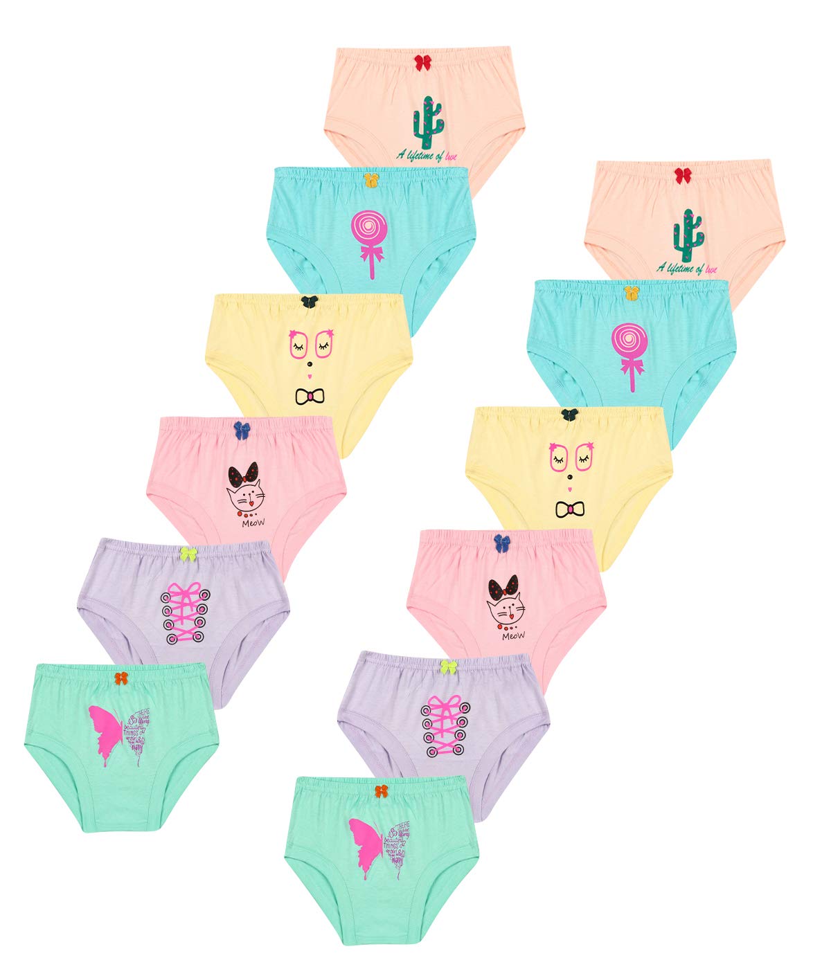 Pine Sports Baby Boy's Plain Panty (Pack of 12) (PN_KIDSBIEF-P12-024_Multi_9-12 Months) Multicolour