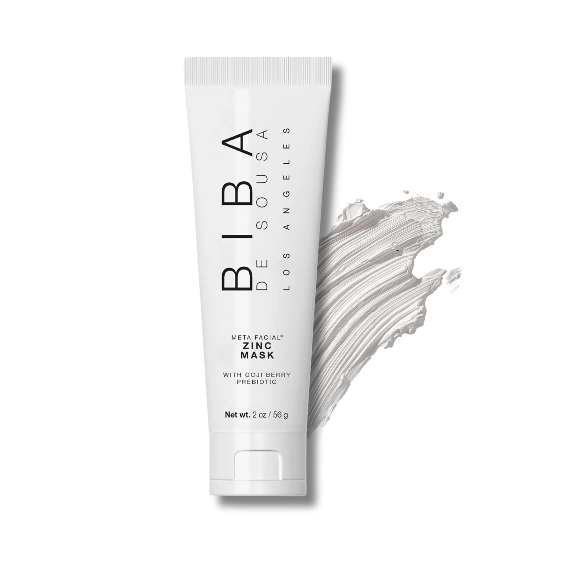 The Zinc Mask with Goji Berry Prebiotic - Gentle Pore Purifying Facial Mask - For all Skin Types & Tones - Microbiome Support - Superfruit Blend (2oz)