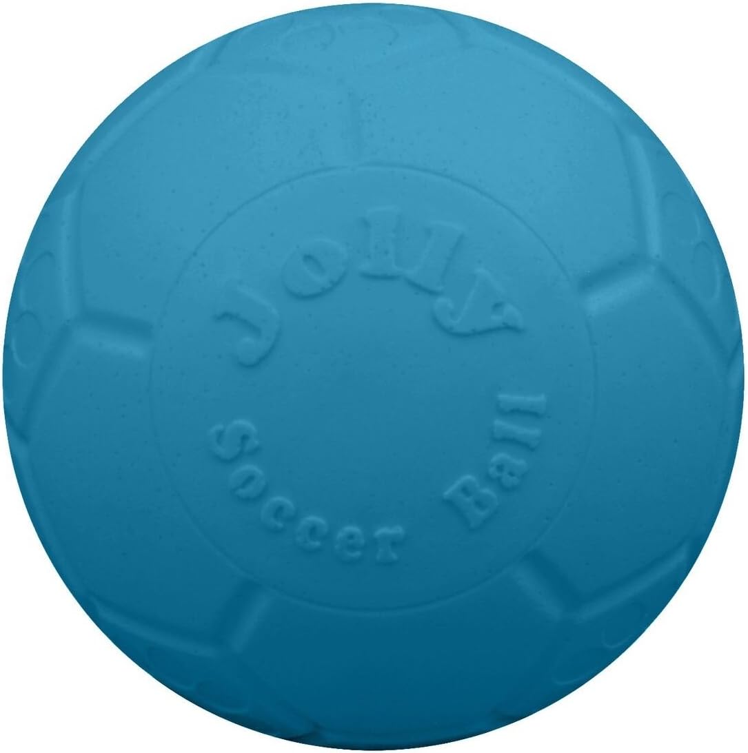 Medium Jolly Soccer Ball Floating-Bouncing Dog Toy, 6”, Ocean Blue