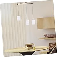 Vista 9 de Pantalla de tela de repuesto para lámpara de araña con clip cuadrado pequeño, pantalla de tela, pantalla de tambor, pantalla de luz, pantalla