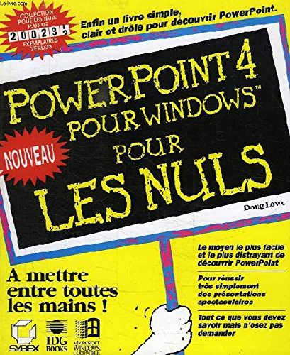POWER POINT 4 POUR WINDOWS POUR LES NULS [French] 2736113764 Book Cover
