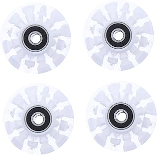 INOOMP Rodas De 4Pcs Acessórios De Skate Rolamentos De Skate Acessórios Brilhantes Rodas De Scooter LED Rodas De Skate Rodas De Skate Iluminadas Rodas De Iluminadas Rodas